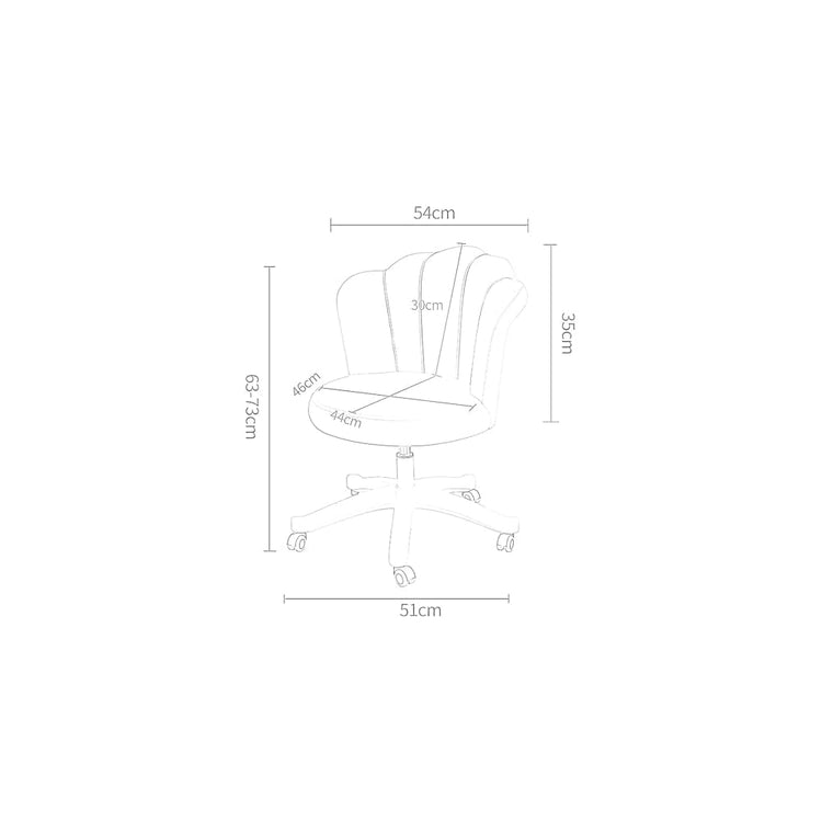 Office Chair Gaming Chair Computer Chair Adjustable Height Swivel Chair,Velvet Upholstered Armchair Modern Tufted Computer Chair,Ergonomic Task Chair for Home and Office Working or Studying (Color :