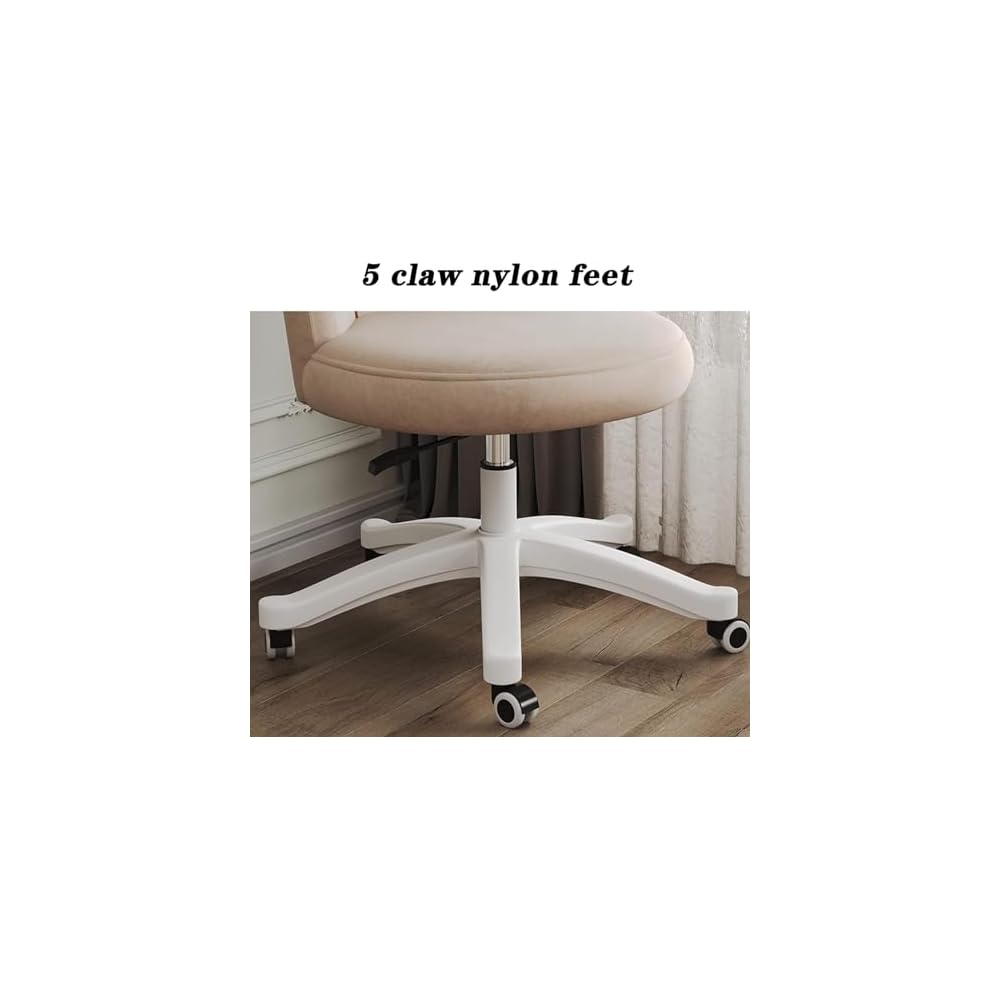 Office Chair Gaming Chair Computer Chair Adjustable Height Swivel Chair,Velvet Upholstered Armchair Modern Tufted Computer Chair,Ergonomic Task Chair for Home and Office Working or Studying (Color :