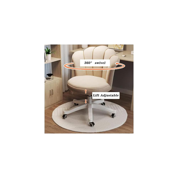 Office Chair Gaming Chair Computer Chair Adjustable Height Swivel Chair,Velvet Upholstered Armchair Modern Tufted Computer Chair,Ergonomic Task Chair for Home and Office Working or Studying (Color :