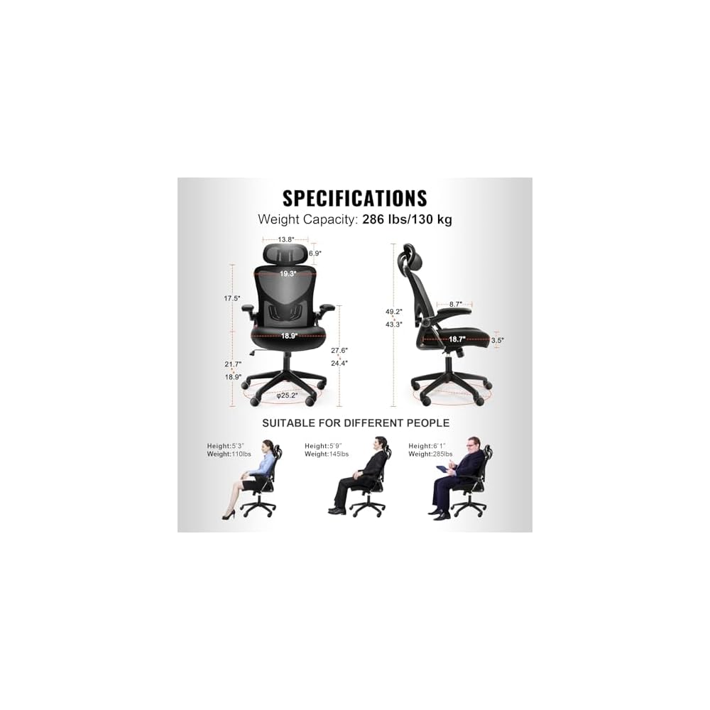 Computer Chair Simple Modern Home Office Chair Comfy Branch Ergonomic Chair Office Office Chair Ergonomic Work Chair for Home, Bedrooms, Office, Study, Student
