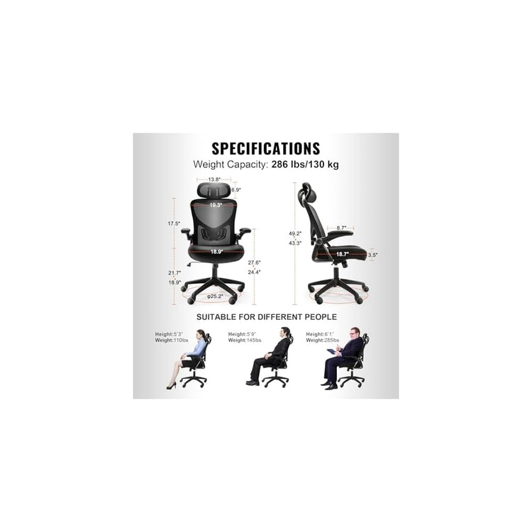 Computer Chair Simple Modern Home Office Chair Comfy Branch Ergonomic Chair Office Office Chair Ergonomic Work Chair for Home, Bedrooms, Office, Study, Student