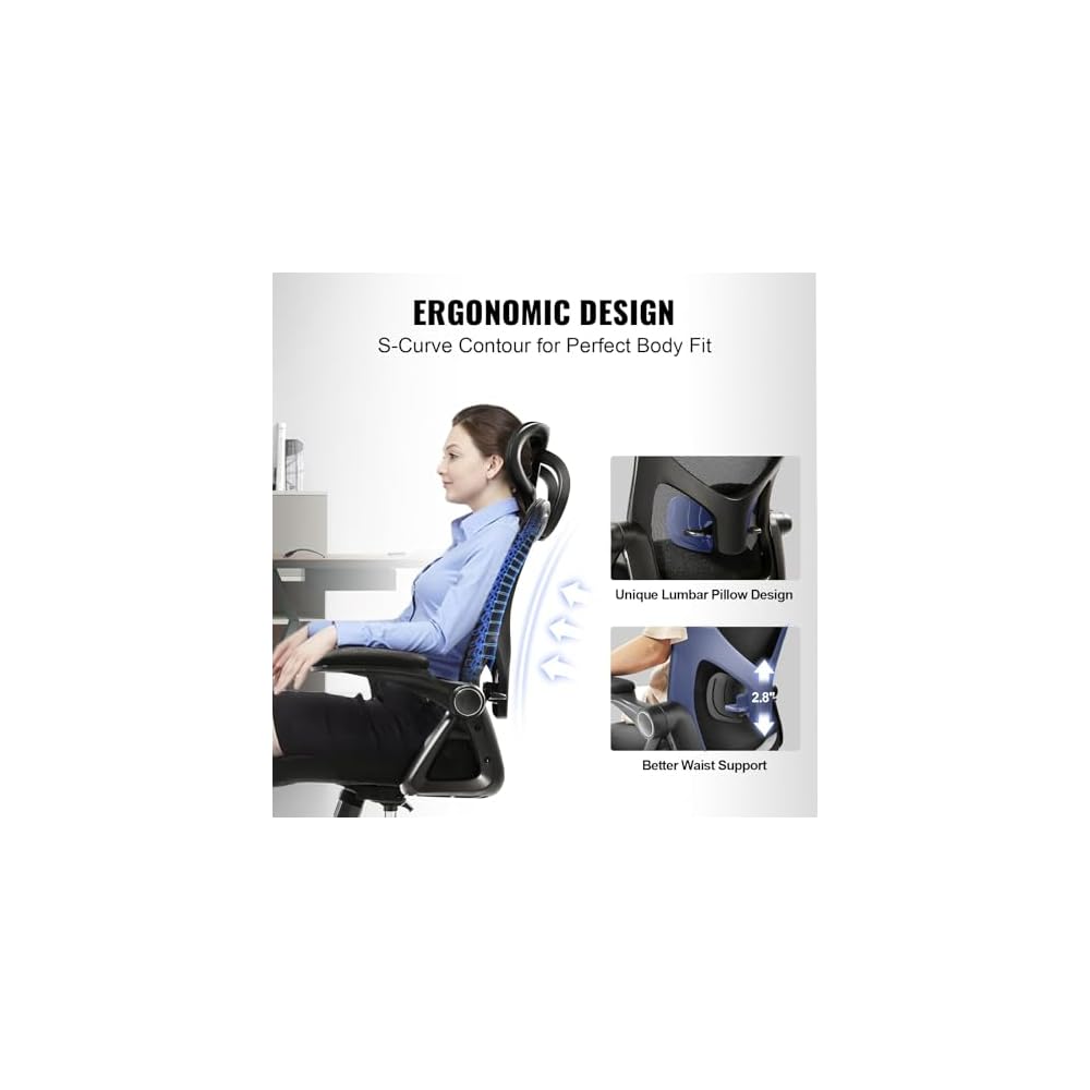 Computer Chair Simple Modern Home Office Chair Comfy Branch Ergonomic Chair Office Office Chair Ergonomic Work Chair for Home, Bedrooms, Office, Study, Student