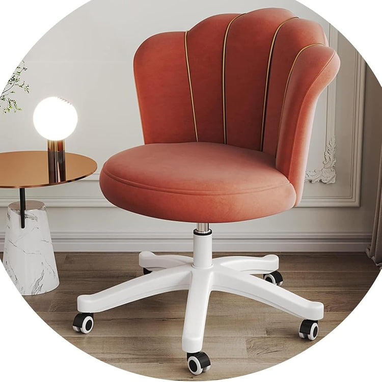 Office Chair Gaming Chair Computer Chair Adjustable Height Swivel Chair,Velvet Upholstered Armchair Modern Tufted Computer Chair,Ergonomic Task Chair for Home and Office Working or Studying (Color :